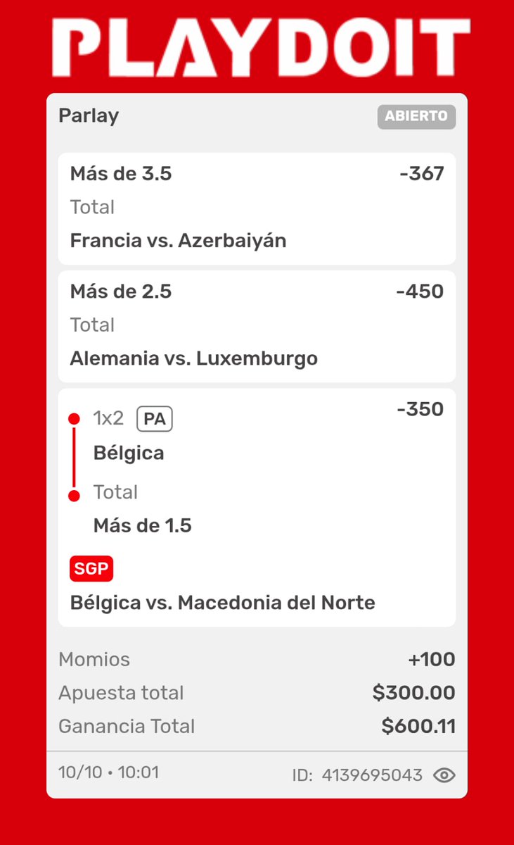 Lapickzeria's tweet photo. 🚨 NUEVO RETO ACTIVO EN LA PICKZERIA 🍕📱
🔥 Reto iPhone 🔥
De $300 a $19,200 💰
Paso a paso, verde a verde 💚
¿Listos para ir por el iPhone? 😎
Apóyenme con su like y RT que esto se pone bueno 🔥
#Pickzeria #RetoiPhone #Apuestas #Tipster #SportsBettingX https://t.co/37OJzNHdo4