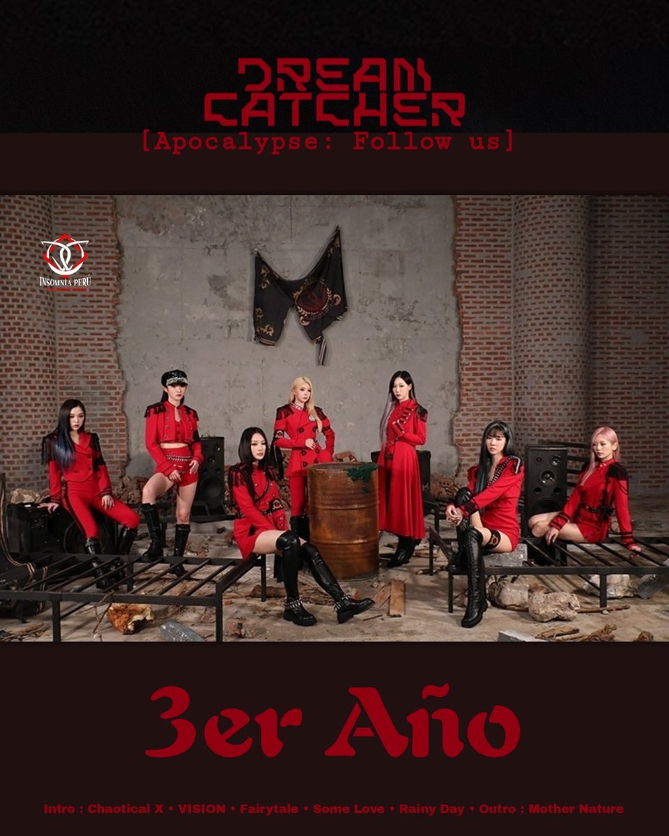 ISPFC_peru's tweet photo. Hace 3 años, Dreamcatcher lanzaba su 7mo mini álbum 'Apocalypse: Follow us' junto al videoclip de 'VISION'.
Coméntanos tu momento y canción favorita del álbum 🤘
#Apocalypse #Follow_us #VISION
#Dreamcatcher #드림캐쳐 @hf_dreamcatcher https://t.co/ALHB1Sduws