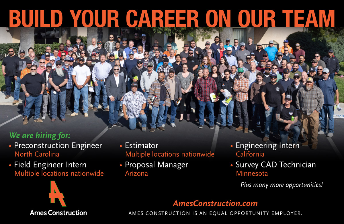 Ames Construction (@amesconstrn) on Twitter photo Build Your Career on Our Team
Ames is #hiring! View and apply to all available jobs at amesconstruction.com/careers
➡ Why Work Here?
At Ames Construction, you’ll work with a talented team to construct projects you can be proud of. Our benefits package is designed so that our people Build Your Career on Our Team
Ames is #hiring! View and apply to all available jobs at amesconstruction.com/careers
➡ Why Work Here?
At Ames Construction, you’ll work with a talented team to construct projects you can be proud of. Our benefits package is designed so that our people