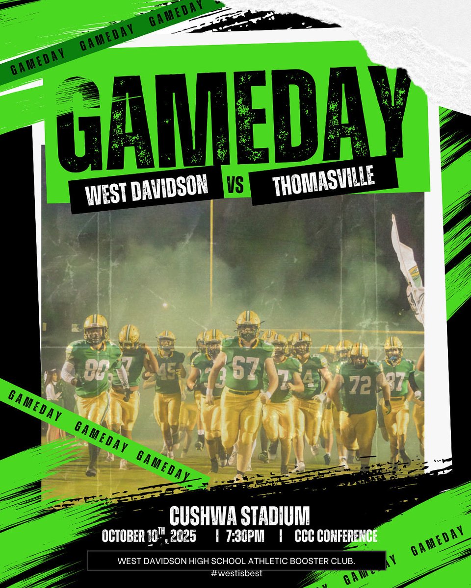 Big Game in Thomasville tonight as the Dragons travel for a CCC matchup with the Bulldogs. Game time is 7:30PM, look forward to seeing you there! Go Dragons, beat Thomasville! #westisbest #dragonsrcoming