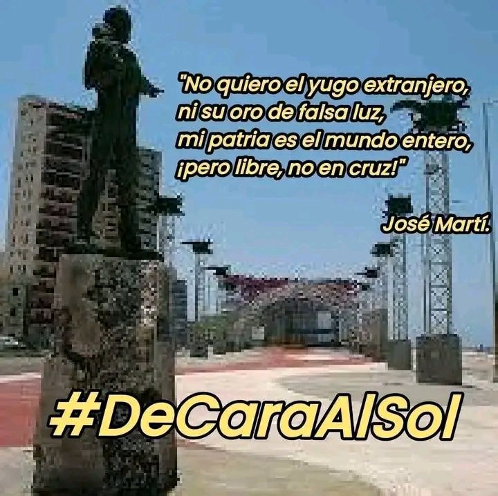 Su pensamiento vive, su ejemplo inspira y su amor por 🇨🇺Cuba nos une.
¡El Apóstol no ha muerto! 
#MartíVive 
#CubaMined #EducaciónVillaClara
