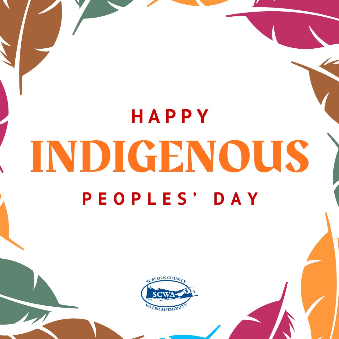 Happy Indigenous Peoples’ Day from your friends at SCWA!
