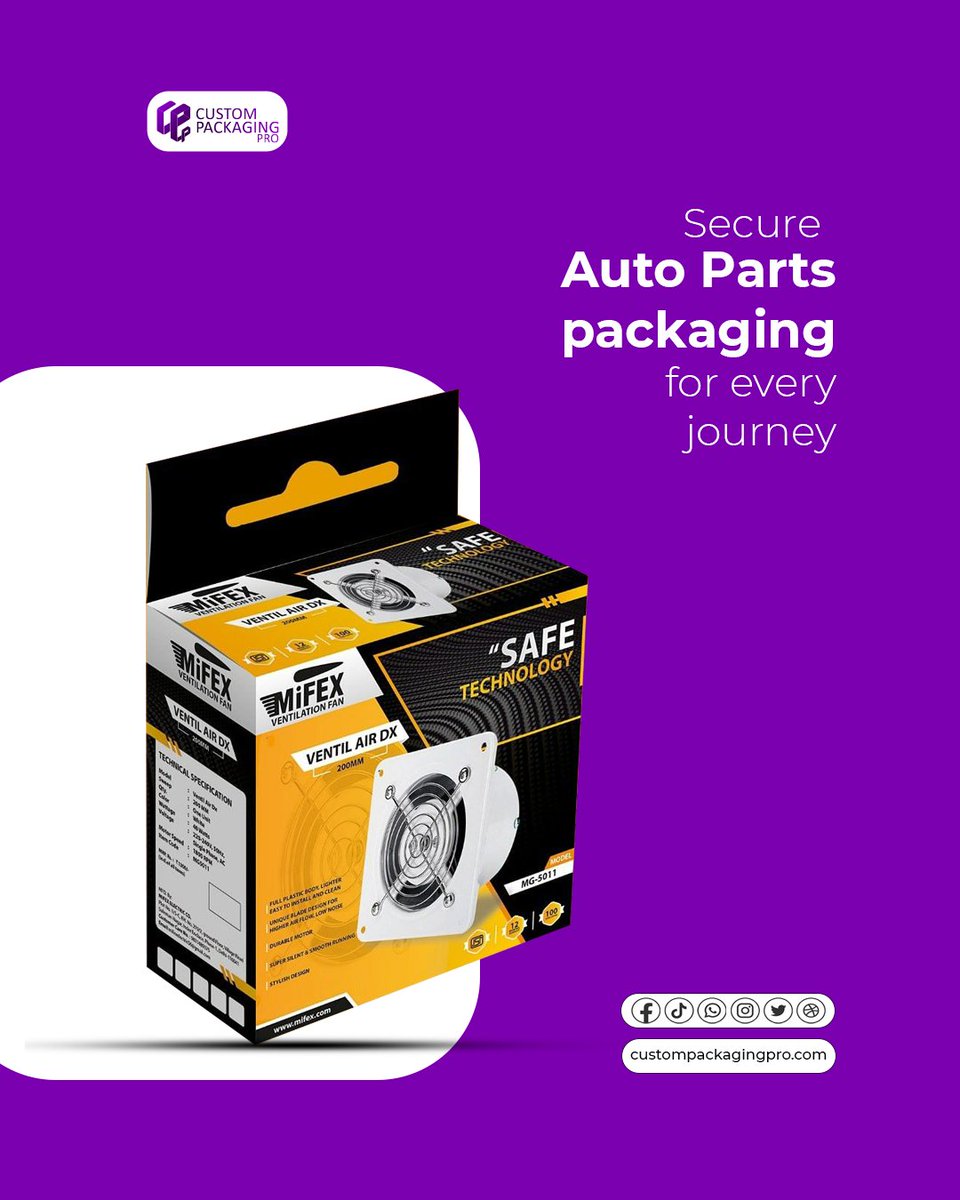 cppro_official's tweet image. Secure your tech and boost your brand. Our custom electronic boxes reduce shipping risks and increase perceived value. Protect your ROI.
DM us or call us at (346) 396-3327 for a quote. #CustomPackaging #Tech
