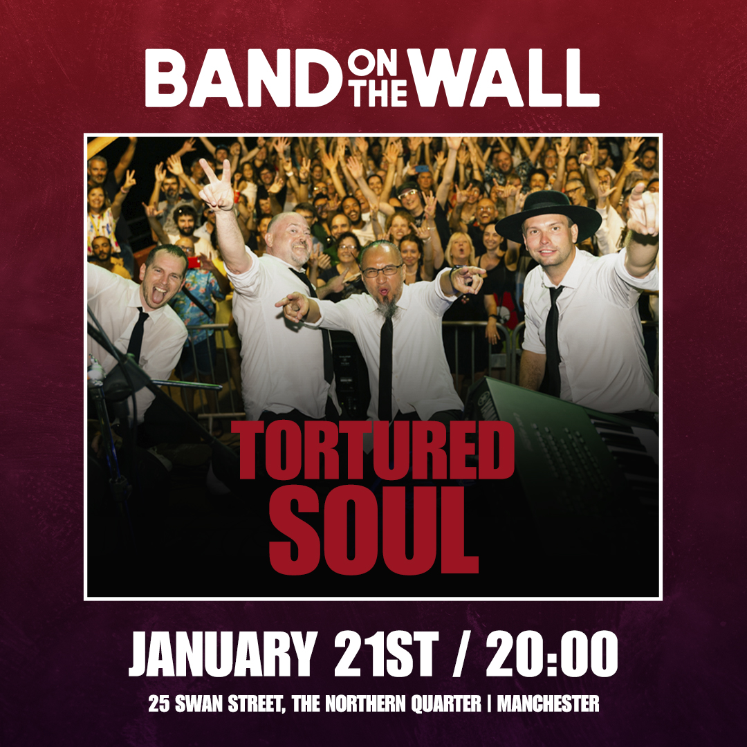 Manchester, we’re coming your way! 🇬🇧
We’re bringing that live house energy to Band on the Wall — soulful, deep, and LIVE!.

📅 Wed, Jan 21, 2026
🕗 8 PM
📍 Band on the Wall, Manchester, UK
🎟️ tix.to/torturedsoulFB…

#torturedsoul #LiveHouseMusic #Manchester #UK 
<a href="/slamminmusic/">Slammin Media Inc.</a>
