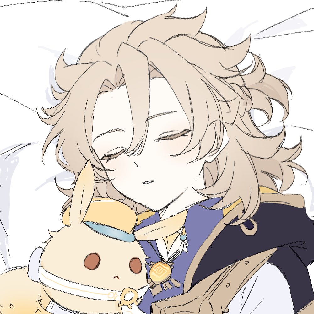 tsuyaryouyado's tweet image. #Albether 
贝老师会不会每天就抱着这个小空嘟嘟可睡觉…
换了笔刷感觉画风都变了TT