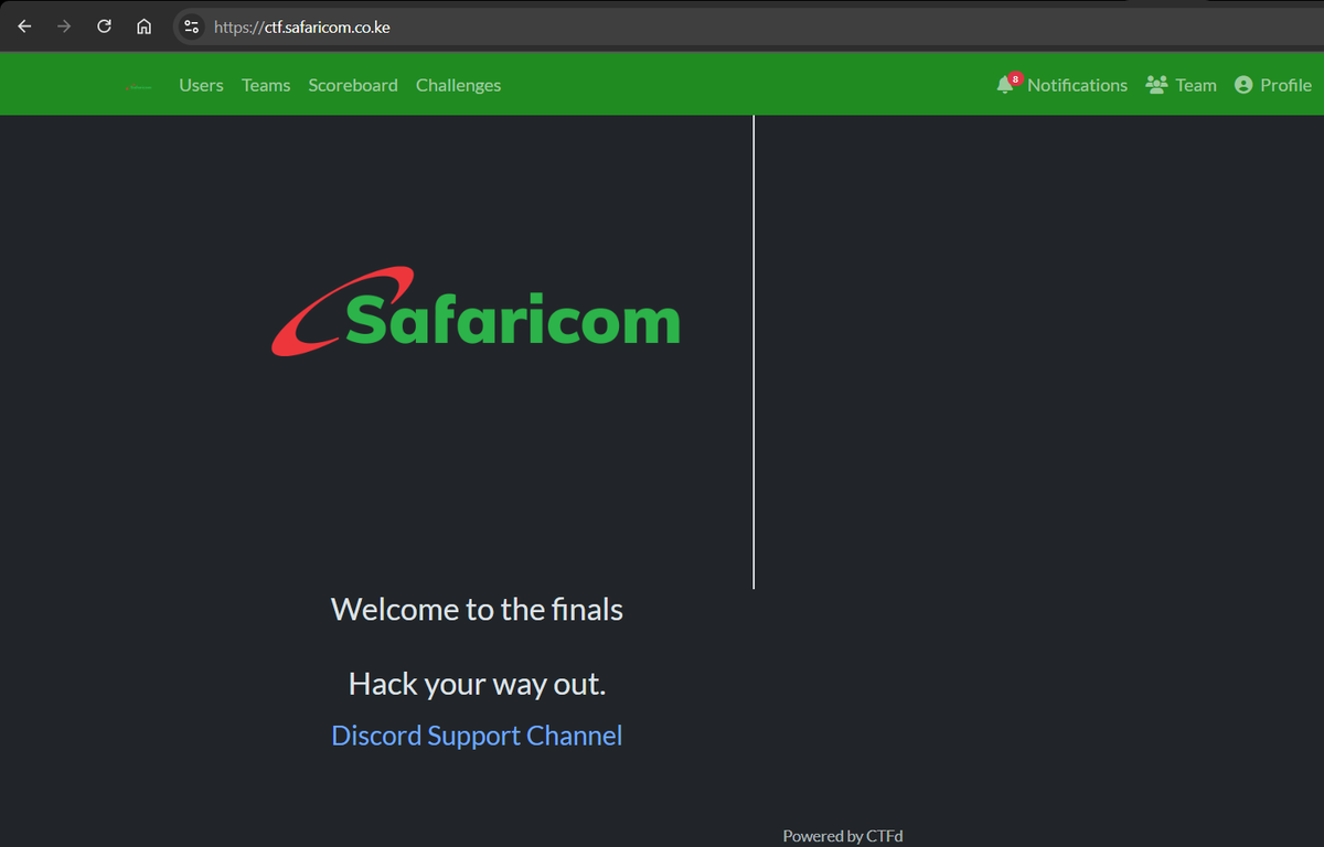 fr334aksmini's tweet image. Led by @Mashkimiri, we tied with the top team, officially placed 2nd at the @SafaricomPLC PwnZone CTF finals held today at the Michael Joseph Centre!  

Still, we matched the best. Shout-out to the team for showing up and showing out!