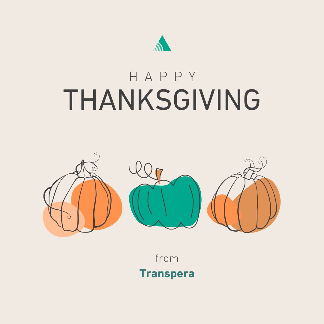 Transpera's tweet photo. 🍁 Happy Thanksgiving, Canada!

Wishing everyone a wonderful long weekend filled with good food, great company, and plenty to be thankful for. 🦃✨

Enjoy the time to rest, recharge, and reflect on all the things to be thankful for this year! 💚 https://t.co/CX3dt2Dt2y