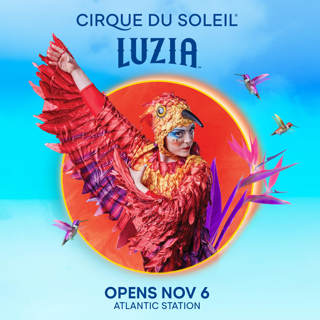 🎪✨ Cirque du Soleil’s LUZIA opens Nov 6 at Atlantic Station! Experience breathtaking performances &amp; stunning visuals in this unforgettable show. Don’t miss it! 🌟 #CirqueDuSoleil #LUZIA #Atlanta