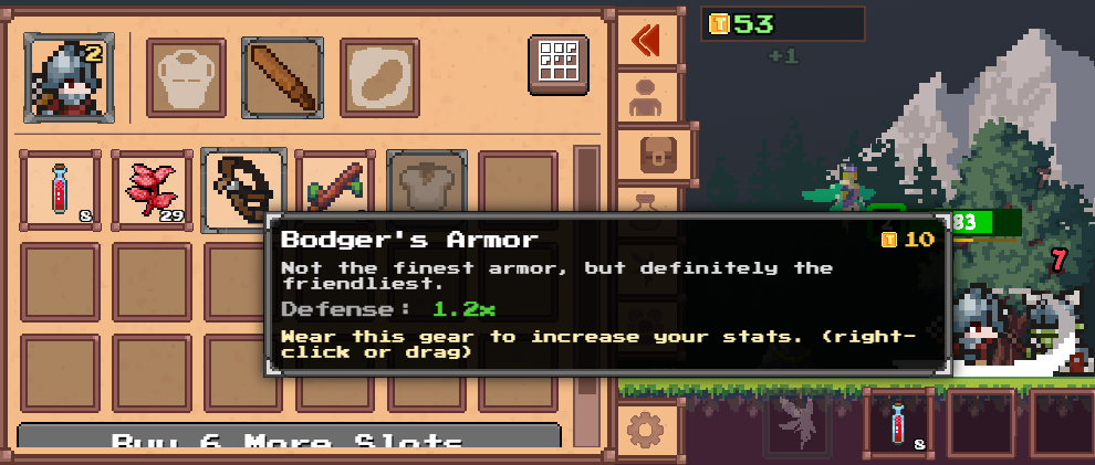 telazergames's tweet photo. One of the easter eggs in our game. @vivadirt may love it. 🥰

Wishlist now: https://t.co/WwZNU5MpVr 

#armor #bodger #vivaladirtleague #DesktopHeroes #steam #videogames #game #comingsoon https://t.co/xuCouzgAi9