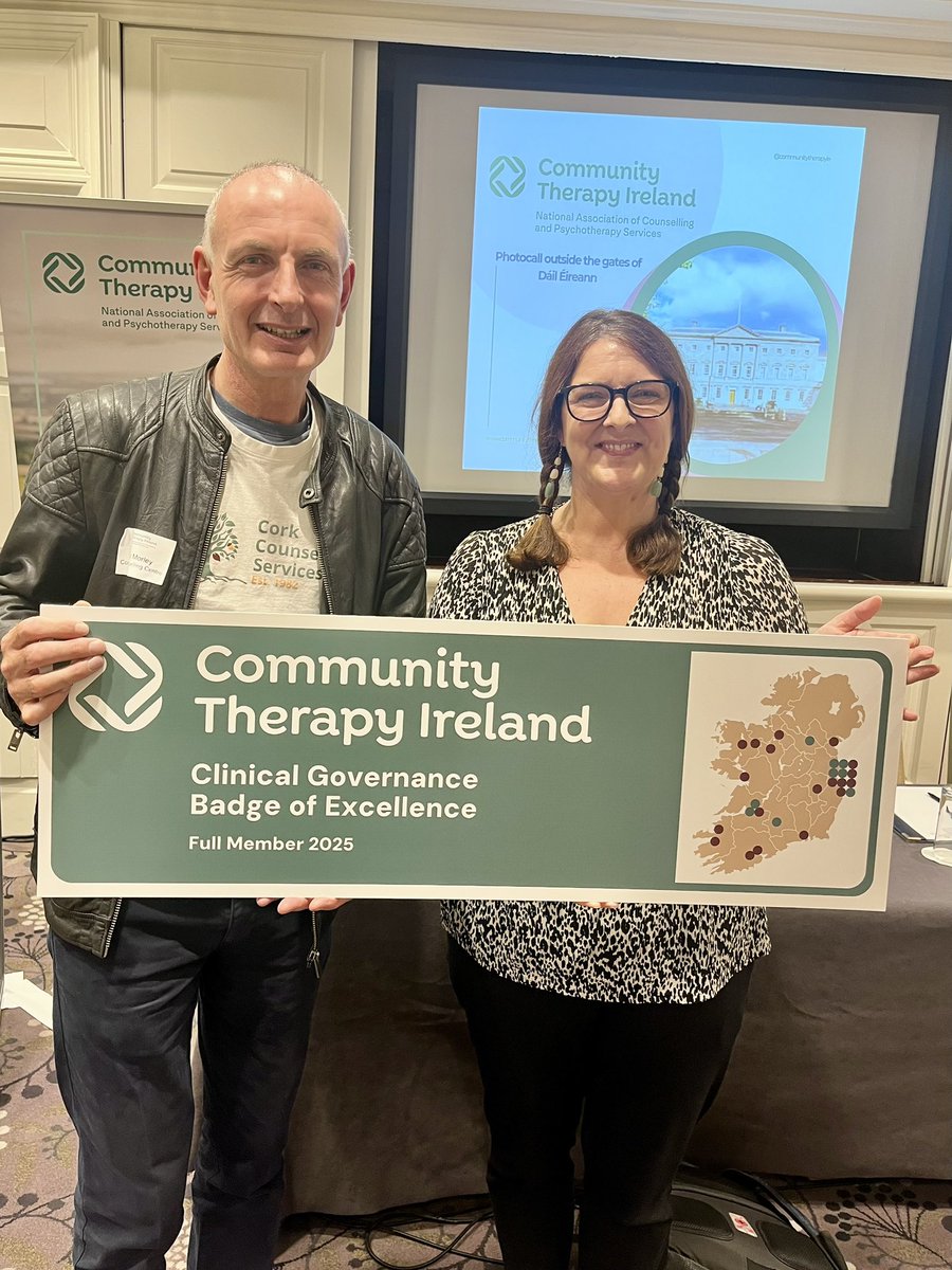 Celebrating Mental Health Day by connecting with other counselling services in Community Therapy Ireland. Meet Liz our Chairperson.