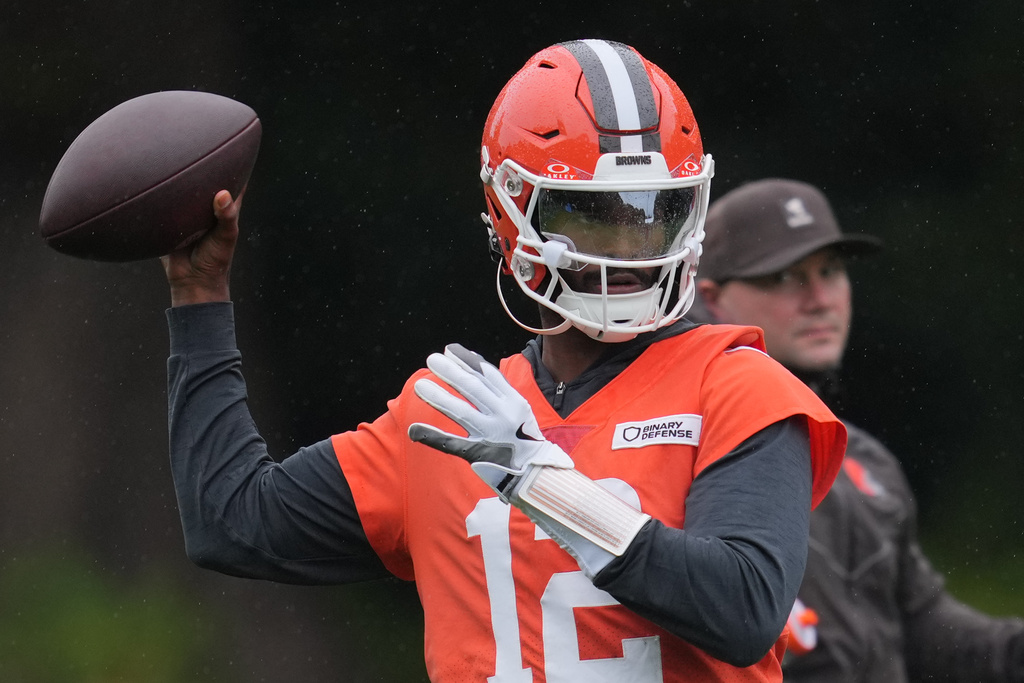 RapSheet's tweet image. #Browns QB Shedeur Sanders will be the backup QB to Dillon Gabriel this week, coach Kevin Stefanski announced.