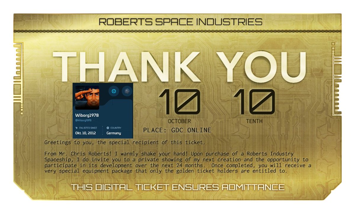 Star Citizen was announced at GDC 13 years ago today.
Happy Birthday <a href="/RobertsSpaceInd/">Star Citizen</a> 🥳
#StarCitizen #Birthday #IHELDTHELINE