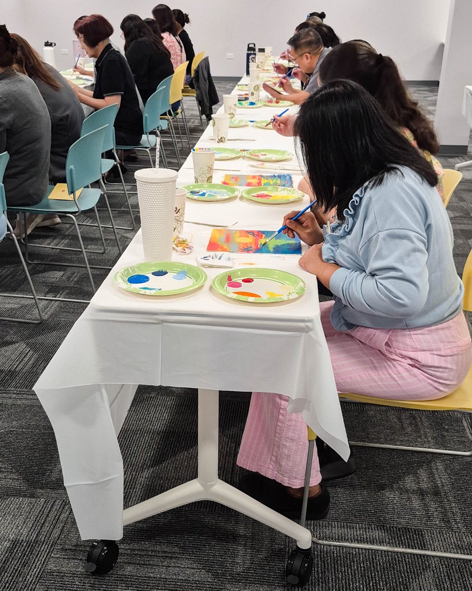 This week was National Customer Service Week, and we celebrated with a variety of fun activities to recognize our associates and the incredible work they do. A highlight was a painting class led by our very own associate Aimie D., a multi-talented visual artist.