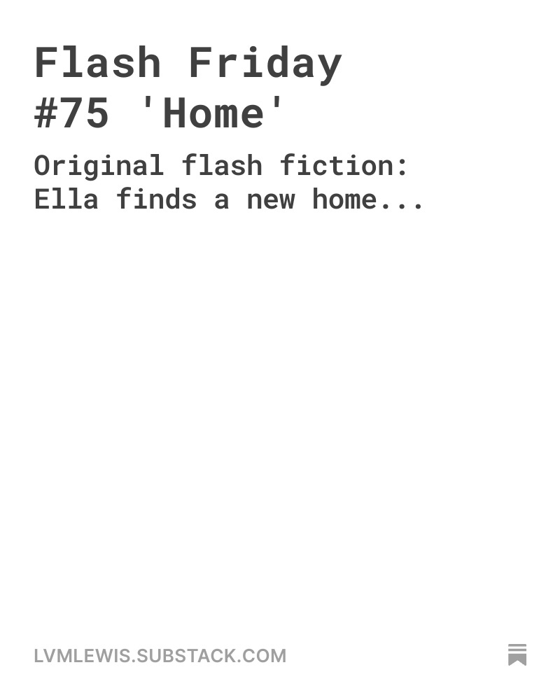 Despite fighting illness this week, we have another #FlashFriday for you... This one, for #WorldMentalHealthDay is on the topic of 'home' and how that can mean different things at different times... ✍️
Now available to read over on my Substack (link in bio)
#WritingCommunity