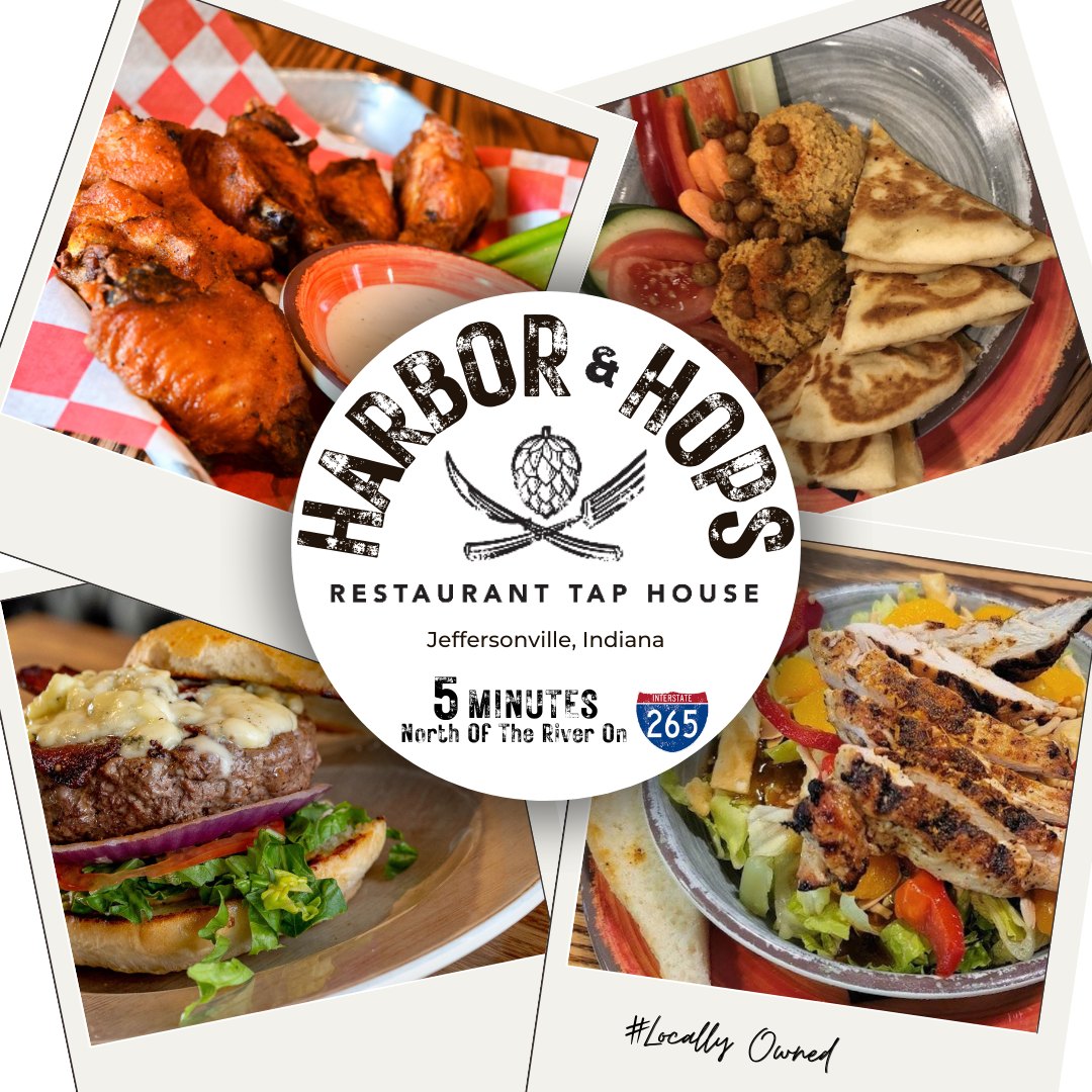 Comfort food meets craft beer perfection. 🍻
Find your new favorite spot at Harbor &amp; Hops — just 5 minutes north of the river on I-265 in Jeffersonville, IN.
harborandhops.com #LocallyOwned #EatLocal #CraftBeer