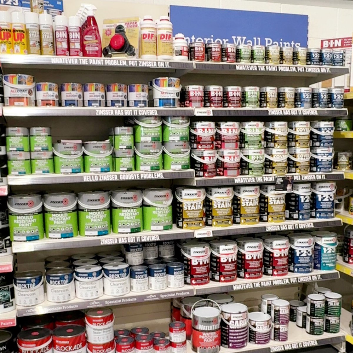 On display at Crown Decorating Centre #Dundalk – the full range of Zinsser professional paint primers. Trusted by pros for outstanding coverage, adhesion and stain-blocking. Perfect for every project, big or small.

ow.ly/pY6Z50X5upu
