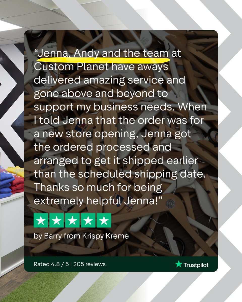 CustomPlanetLtd's tweet photo. Our team threads excellence into every order! Celebrating National Customer Service Week by honoring the people behind your branded merch. Share your service moments! #CustomerServiceWeek https://t.co/uMkqeIq8yO