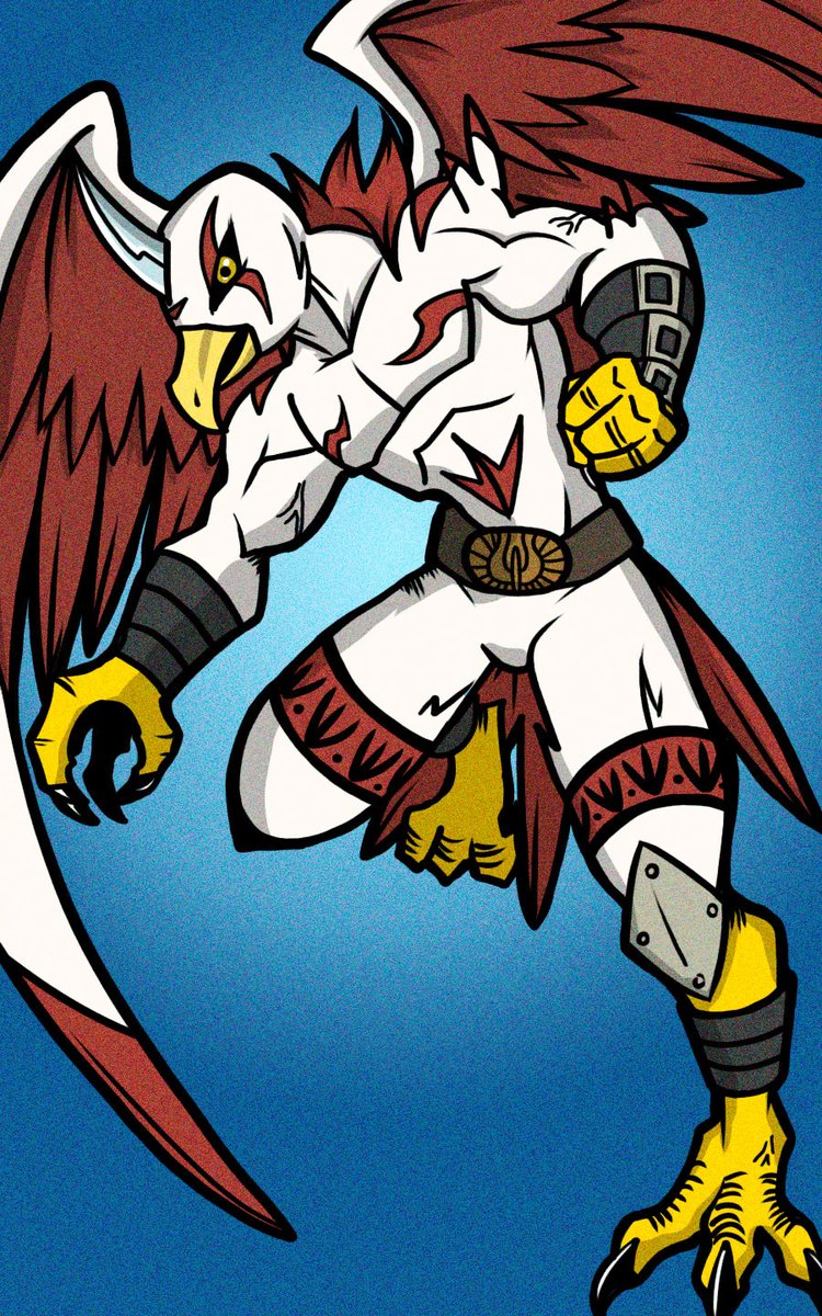 YoBeto's tweet photo. #Inktober día 3 #Inktober2025 #inktober #fanart #digitalart #HUION #ilustration #Sketching #characterart #dibujo #dibujodigital #manga #Digimon #characterdesign #conceptart #Falcomon #digitalmonster #digimonadventure #falcomon2003 https://t.co/wgTetaHnED