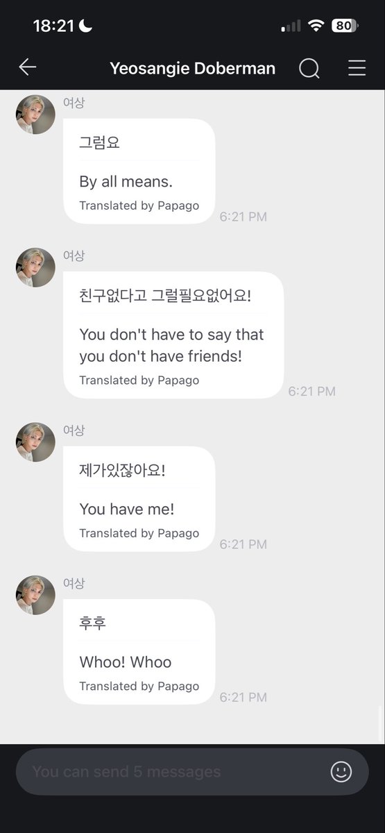 YEOTEEZx's tweet photo. “You don’t have to say you don’t have friends … You have me” 

YEOSANG IM CRYING !!! https://t.co/EFVI9zZwX6
