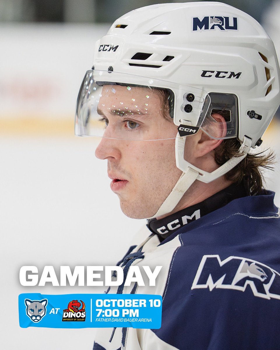 🚨 IT’S GAME DAY! 🚨

The Battle of Calgary reignites tonight at Father David Bauer Arena!

Puck drops at 7 PM vs the Dinos.

📍 Father David Bauer Arena
🕖 7:00 PM MDT

#WeAreTheCougars