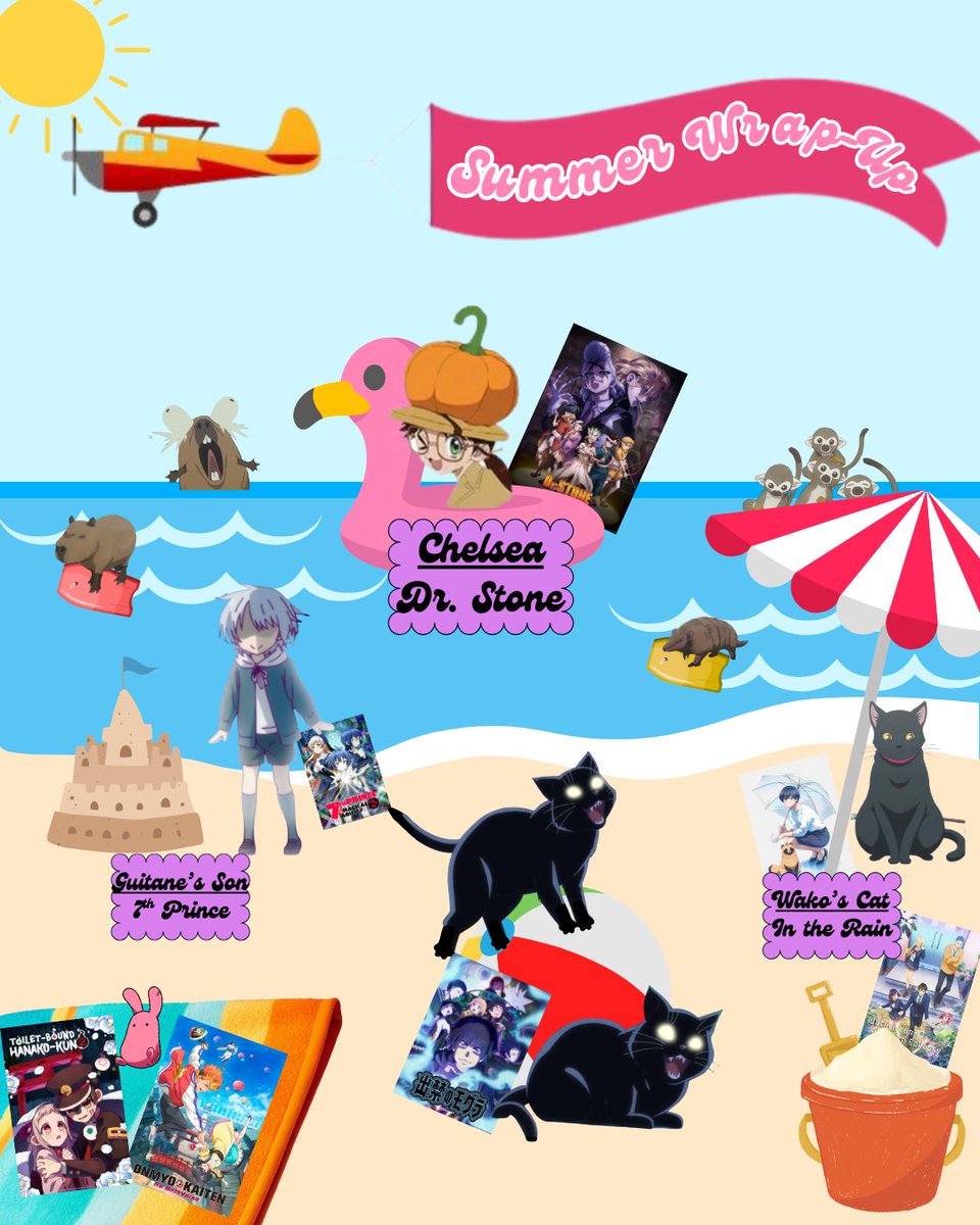 ☀️🏖️Summer Wrap-Up!🏖️☀️

I was super fortunate to get to work on a ton of anime this summer!

Not to mention, I got to voice sooo many animals 😍🐱

Much love to all the directors and engineers I got to work with this season 🥰