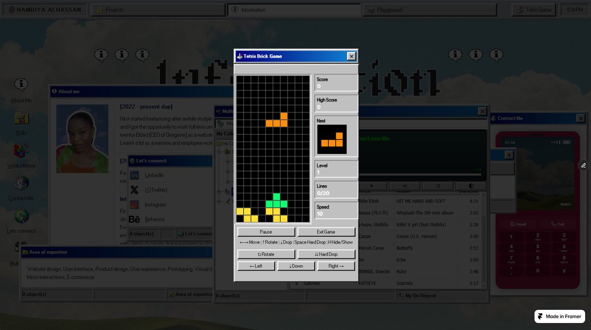 Deee__Ya's tweet photo. Brought my love for retro computing design to life via my portfolio. Going live soon 👾
Design and build all done in @framer https://t.co/C4IeA4QJsN
