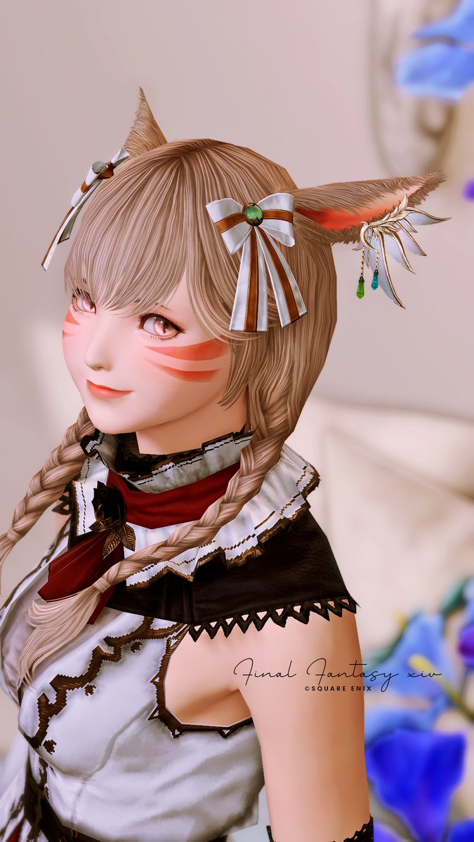 hiyorin_la's tweet image. ファーストライト・イヤリング（新DDの耳）とれたよ✨
めっちゃ質感よくてかわいい！！
#FF14 #ミコッテ #DD