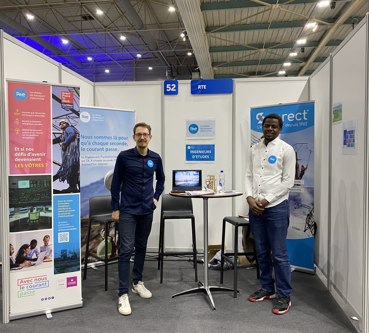 🚀🎓 Nos équipes <a href="/rte_france/">RTE</a> étaient présentes au 41e Congrès Industriel de l'Université de Technologie de Belfort-Montbéliard pour faire découvrir les métiers qui façonnent la #TransitionÉnergétique ⚡🌱

#Recrutement Envie de nous rejoindre ? 
👉 rte-france.com/carrieres