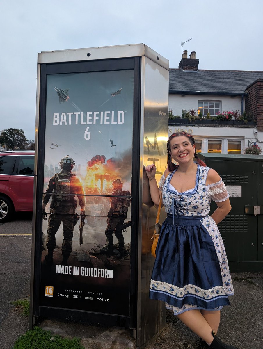 Hope everyone has a blast playing BF6 today!! I'm off celebrating at oktoberfest so I will not be squadding up until TOMOZ! GLHF x
