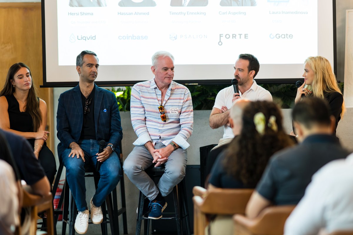 ForteProtocol's tweet image. Last week at Token 2049, our VP of Business Development, Carl, articulated what became clear: the biggest barrier to institutional adoption isn&apos;t technology— it&apos;s trust.