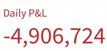 jay2p's tweet image. Down $5 mill today (was like $6.5m before)