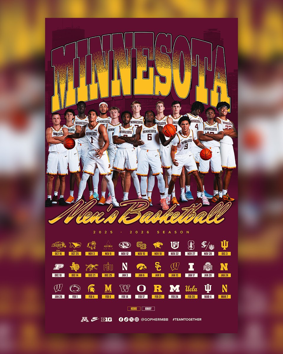 GopherMBB's tweet image. Heading to tomorrow&apos;s 2:30 p.m. scrimmage at Williams tomorrow? Be sure to pick up a team poster and get some autographs! 

#TeamTogether #Gophers
