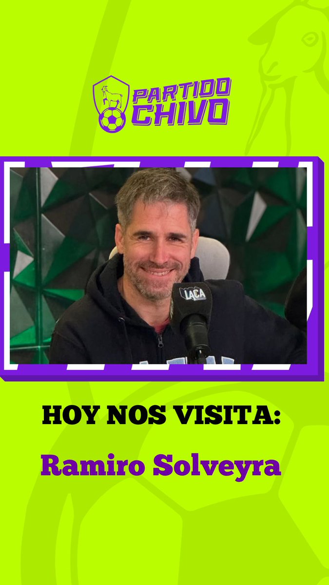 INVITADO DE LA FECHA:

a las 19 hs x youtube.com/live/2GCe5zg2y…