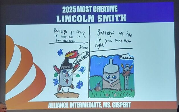 AllianceCSD's tweet image. Lincoln Smith, a 4th grader at Alliance Intermediate School, won Most Creative in the 2025 Stark County Fire Safety Poster Contest!  He was recognized at the Stark County Firefighters Awards Breakfast on Wednesday.

Way to go, Lincoln! We are so proud of you! ✈ #RepthatA