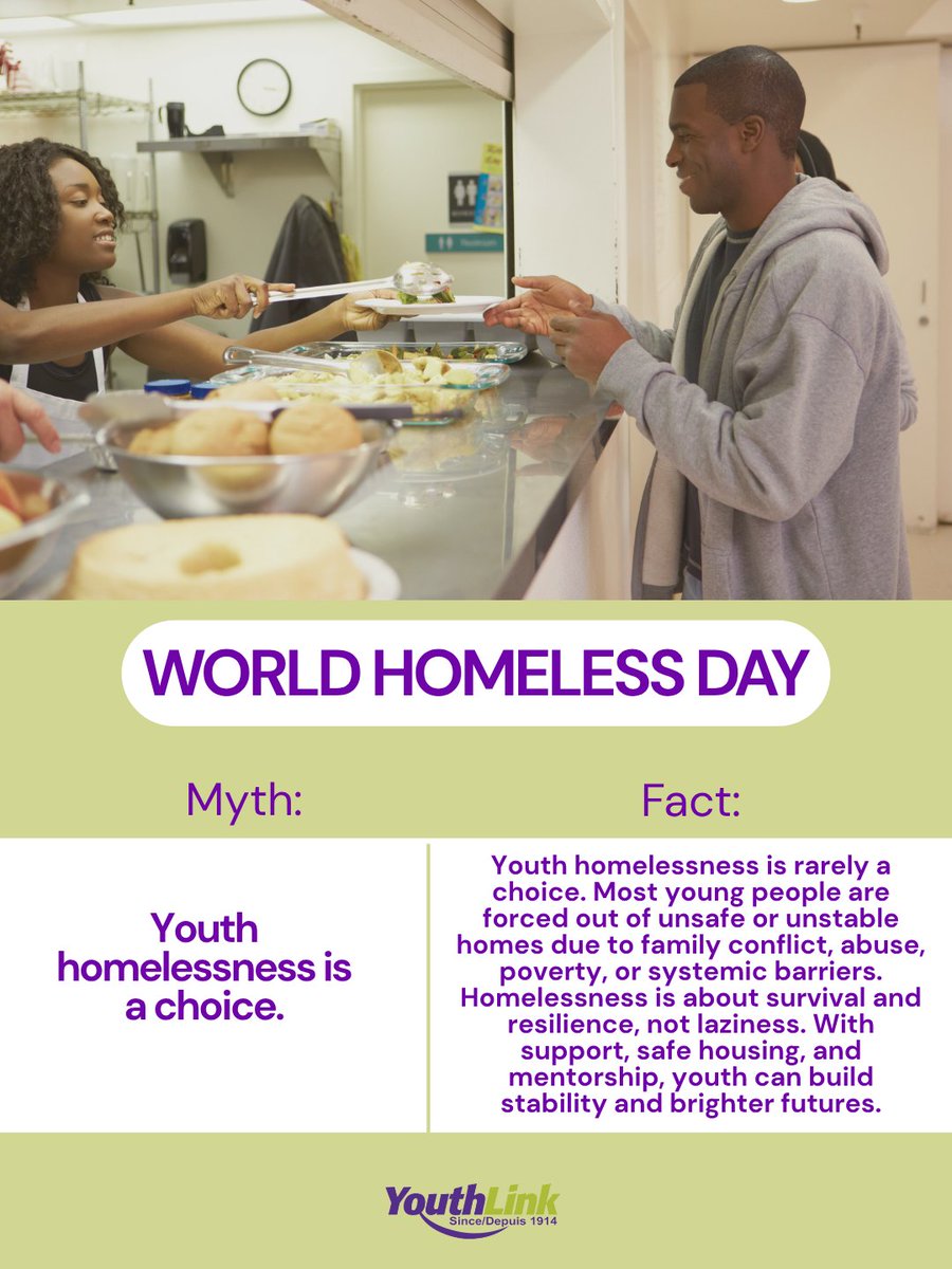 Homelessness isn’t about laziness—it’s about survival, resilience, and navigating extremely challenging circumstances. With support, youth can build stability and pursue brighter futures. #BreakTheStigma #SupportYouth