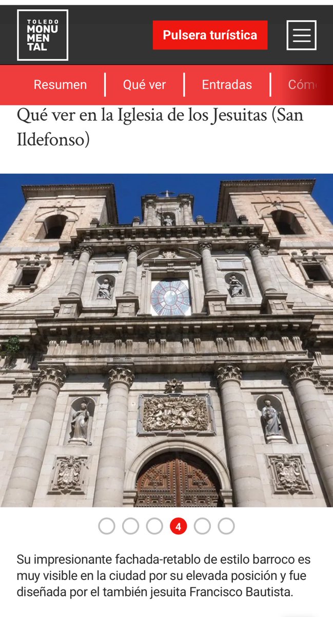 En una hora, a las 21 h., realizaremos prácticas de evangelización a los viandantes en la Iglesia de San Ildefonso-Jesuitas.Estás invitado. Si vienes, estarás entrenado en tu vida ordinaria para la evangelización ¡Gloria a Dios!

<a href="/architoledo/">Archidiócesis de Toledo</a> <a href="/RTVDToledo/">@RTVDToledo</a> 

toledomonumental.com/iglesia-de-los…