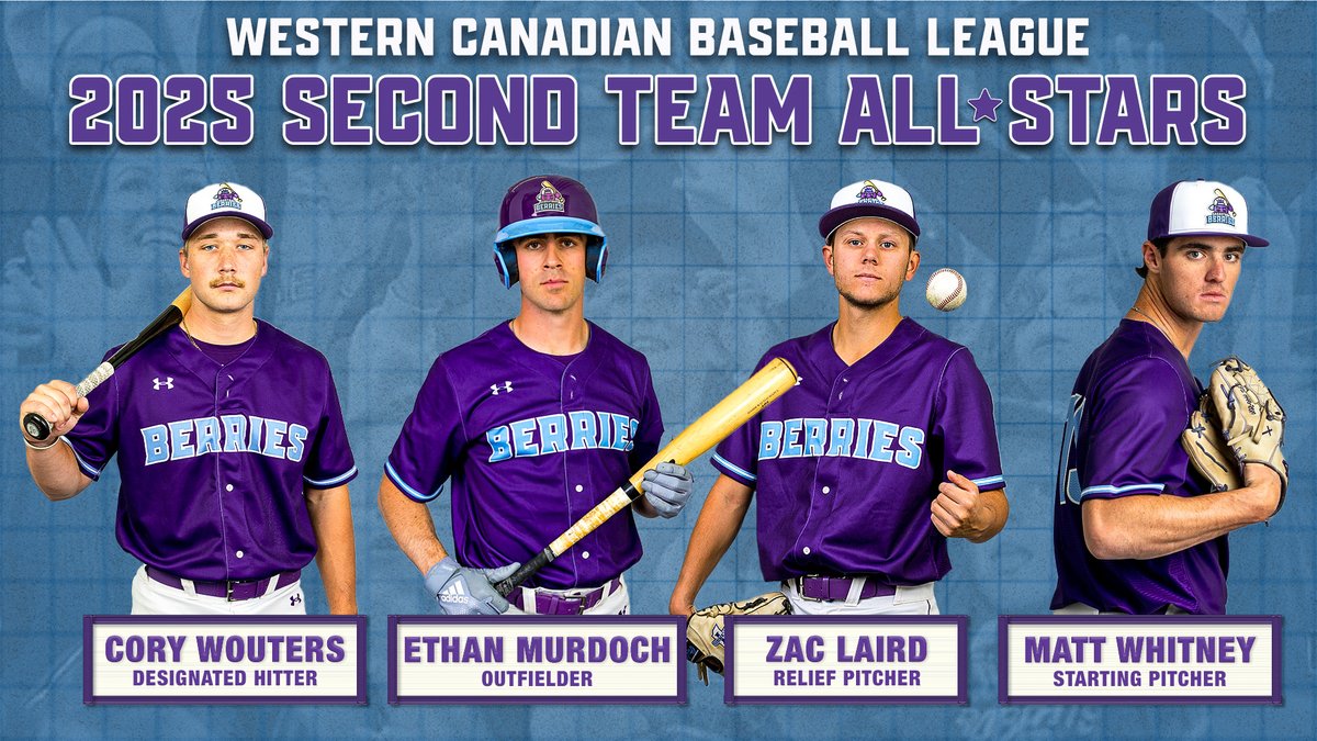 Big shoutout to all of our WCBL second team all-stars!