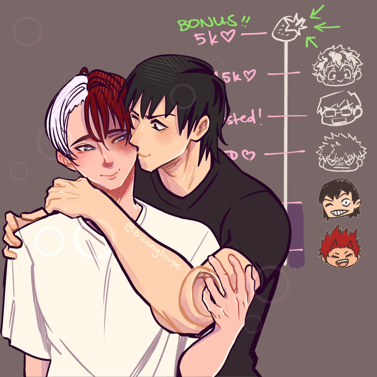 Oh dear, 😌 do you think sero's elbows are sensitive— 🧾🍰
#seroroki #serotodo