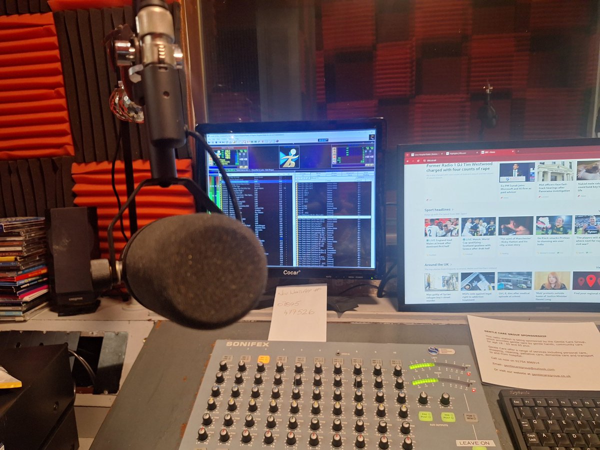 LISTEN LIVE (7pm - 10pm) 🔽🔽

I'm back!! Join me for the Friday evening show on <a href="/RadioLHR/">Lincs Hospital Radio</a>

Includes
. Themed Hour: songs from the movies at 8pm
. Nothing but number ones after 9pm

radio-uk.co.uk/pilgrim-hospit…