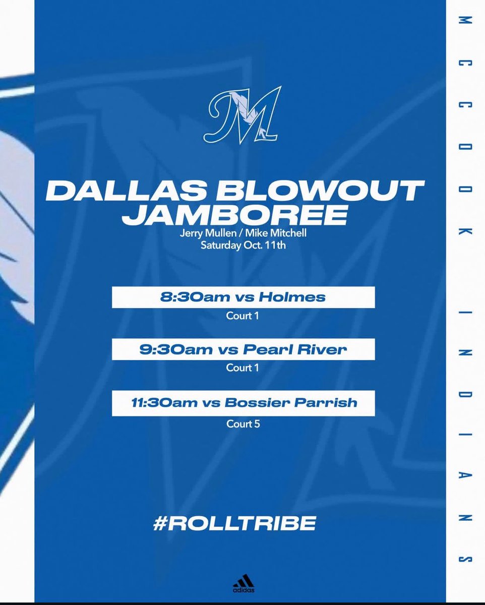 Jamboree #2 this weekend in Fort Worth, Texas. Here is <a href="/MCC_IndiansMBB/">McCook CC Mens Basketball</a> schedule for Saturday. #rolltribe🪶 <a href="/DillonHargrove/">Dillon Hargrove</a> <a href="/_DrakeHenderson/">Drake Henderson</a> <a href="/CoachCarbonel/">Taylor Carbonel</a>