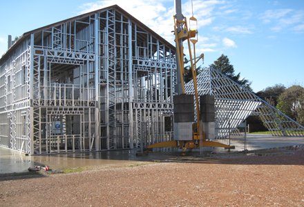 DesignwithMetal's tweet image. Check out this week&apos;s Metalcon coverage on our site. In the spotlight is the steel-framed barndominium being built on the show floor. It will be disassembled after and shipped to a permanent home in Montana, where it will serve as a retreat for veterans.  designandbuildwithmetal.com/industry-news/…