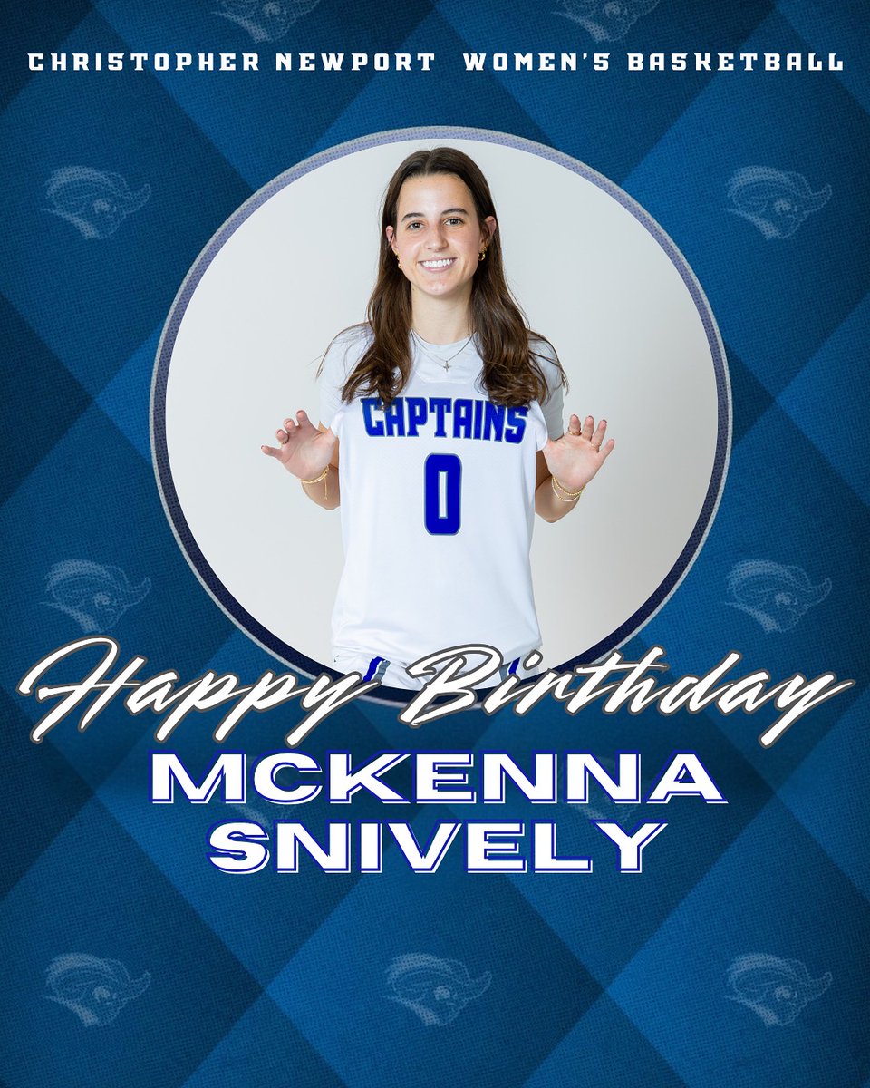 Happy Birthday to Sr. Guard, Mac Snively! 🎂🥳💙 

#happybirthdaytoya #gocaptains #cnuwbb