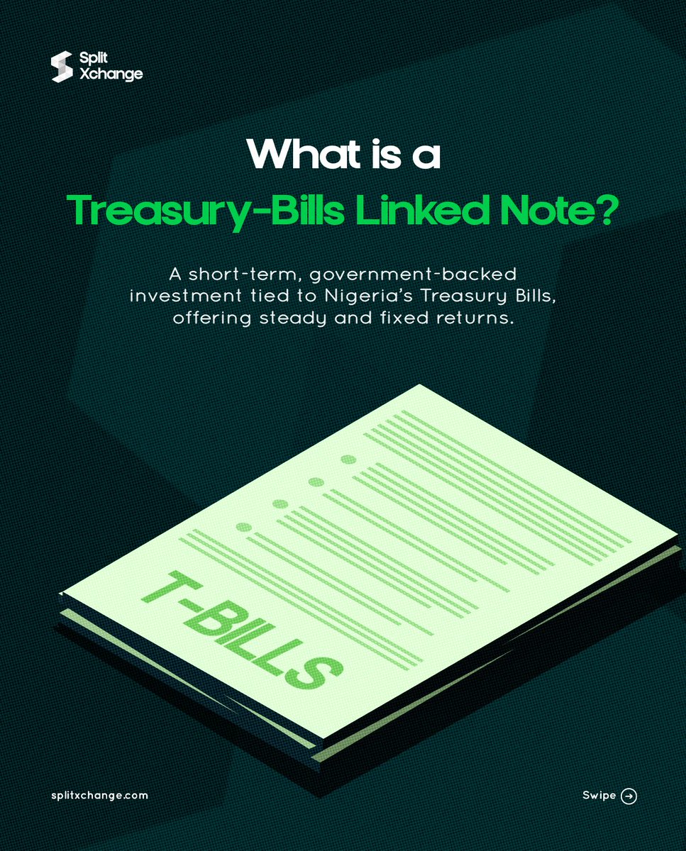 SplitXchange's tweet photo. Give your portfolio a lift with Anchoria’s issued Nigerian Treasury Bill Linked Note live on SplitXchange. Don't miss out!
Link in bio to get started.
#SplitXchange #SplitStar #AltInvestment #SmartMoneyMoves https://t.co/eW84E8iXhz