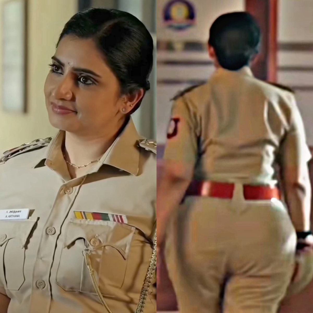 Endha dress potaalum soothu mattum thaniyaa theriyudhu..evlo perusaa irukku di unakku..nallaa thadiyaa kozhuppaa azhagaa irukku di