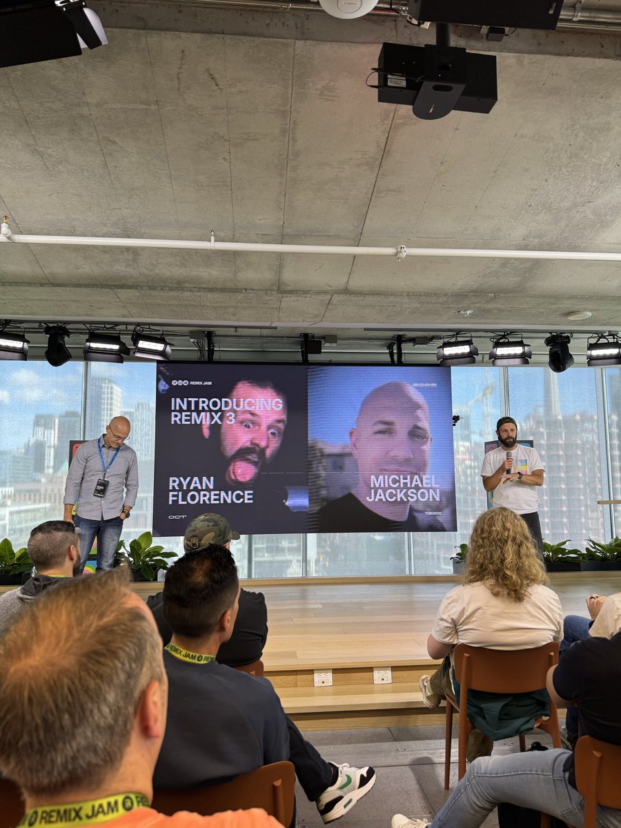 Exciting new <a href="/remix_run/">Remix 💿</a> stuff coming up now! 🤩

#RemixJam