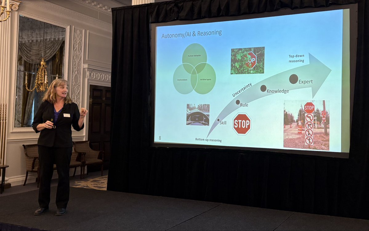 Superb talk by Prof Missy Cummings on Autonomous Vehicles to PAVE UK in London. Highlighting lessons from AV failures she demolished common misconceptions confirming that all ‘self driving’ requires remote operator ‘babysitting’. IMO this will require data transparency &amp; audits.