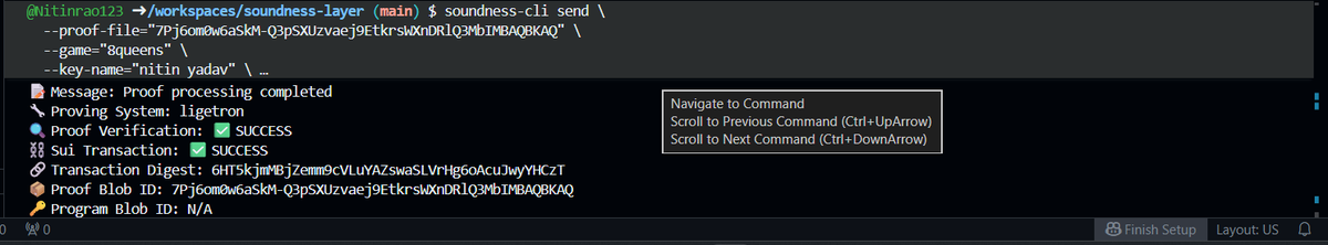 suni98526's tweet photo. βοΈ Proof #20 deployed. Verified. Immutable. π₯
soundness-cli didnβt just run β it roared. π§ β‘
Team Bloop x @SoundnessLabs x @TheHubKeeper β pushing zero-knowledge to maximum clarity. π
Every proof we drop = a new chapter in verifiable compute πβ¨
#TeamBloop #Soundness https://t.co/Zaic5fryLK