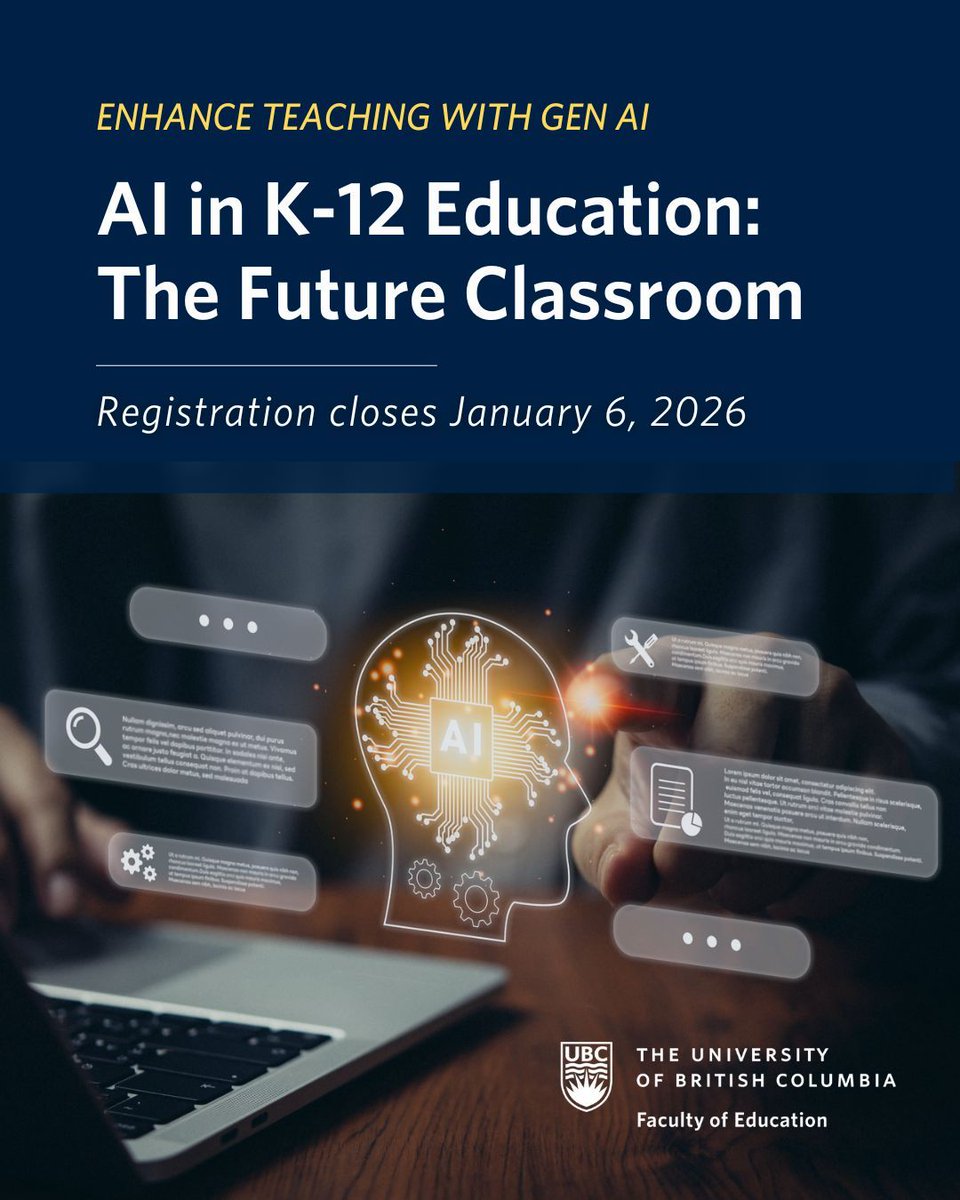 Leverage Gen AI to create more engaging and personalized content for students. Register and learn how AI can be integrated into the classroom: buff.ly/z6QDIPk