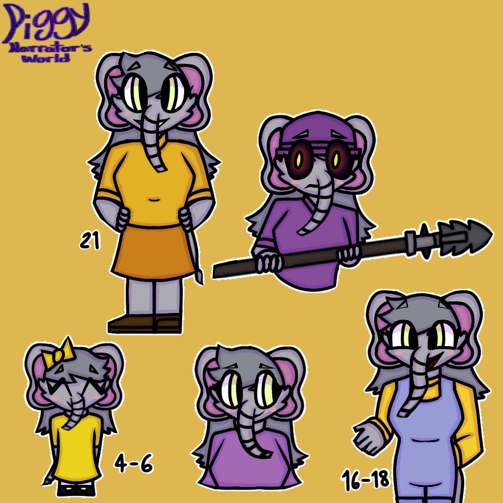 Sheyfox1's tweet image. After a long time I finally finished these designs, and they could be the last ones (at least for a while, after that I would continue with one or another character)

#piggynw #piggyroblox #piggyau