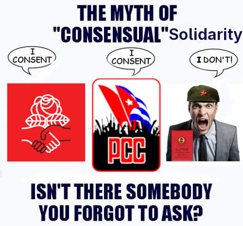 Internet MLs when Cuba decides to maintain a relationship with DSA despite the fact that we're revisionist social chauvinists